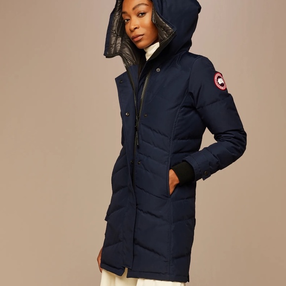 Canada Goose Lorette Parka Coat Jacket Women's XS Navy - Picture 3 of 13